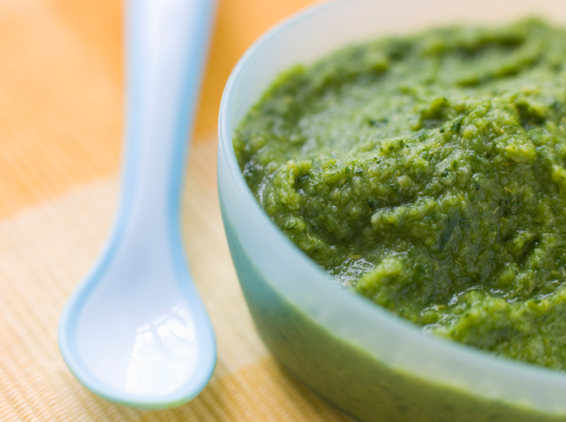 spinach puree baby